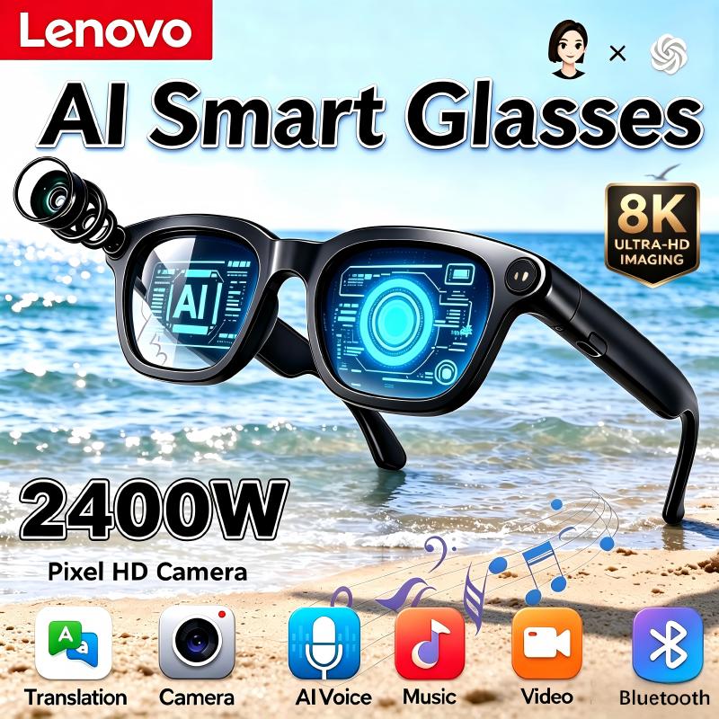 Smart Glasses Lens - Óculos Inteligentes Lenovo 8K HD com
