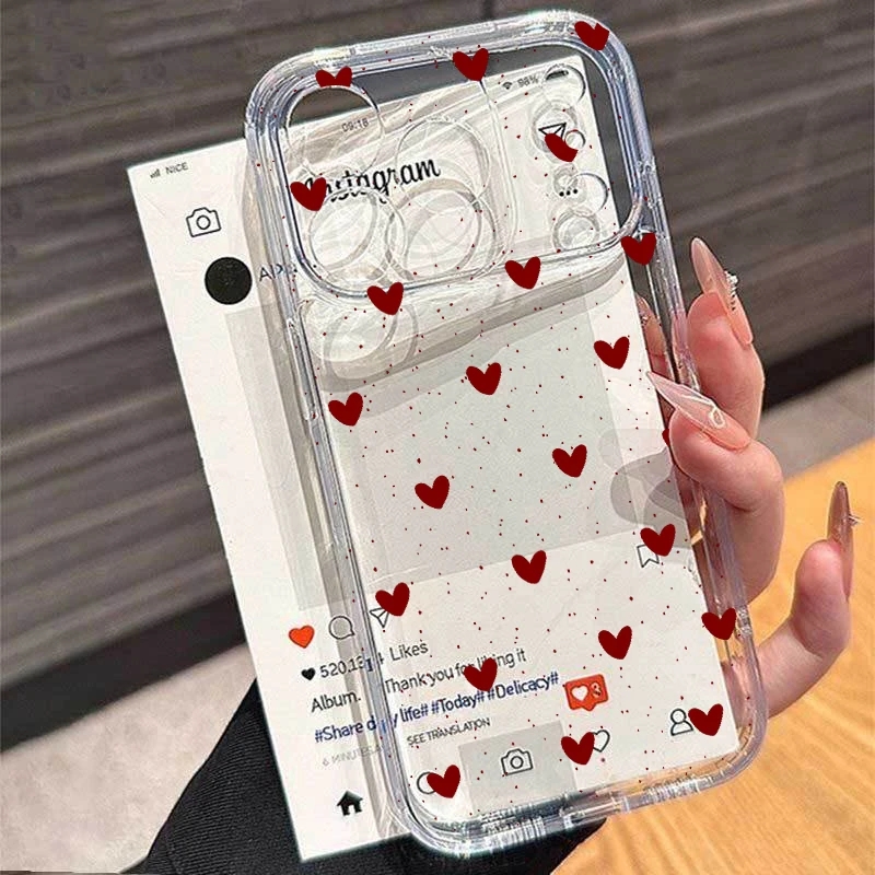 Xiaomi Redmi Note 14 - Capa de Celular Transparente com Laço