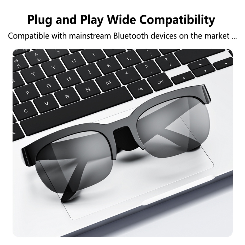 Smart Glasses Lens - Óculos Inteligentes Lenovo AI, Câmera de
