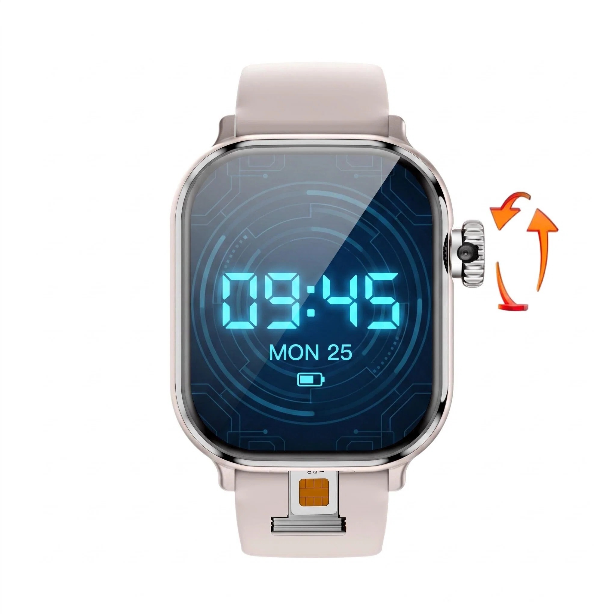 Fall Detection Watch - Smartwatch 32GB+512GB 5G LTE Android 12.0