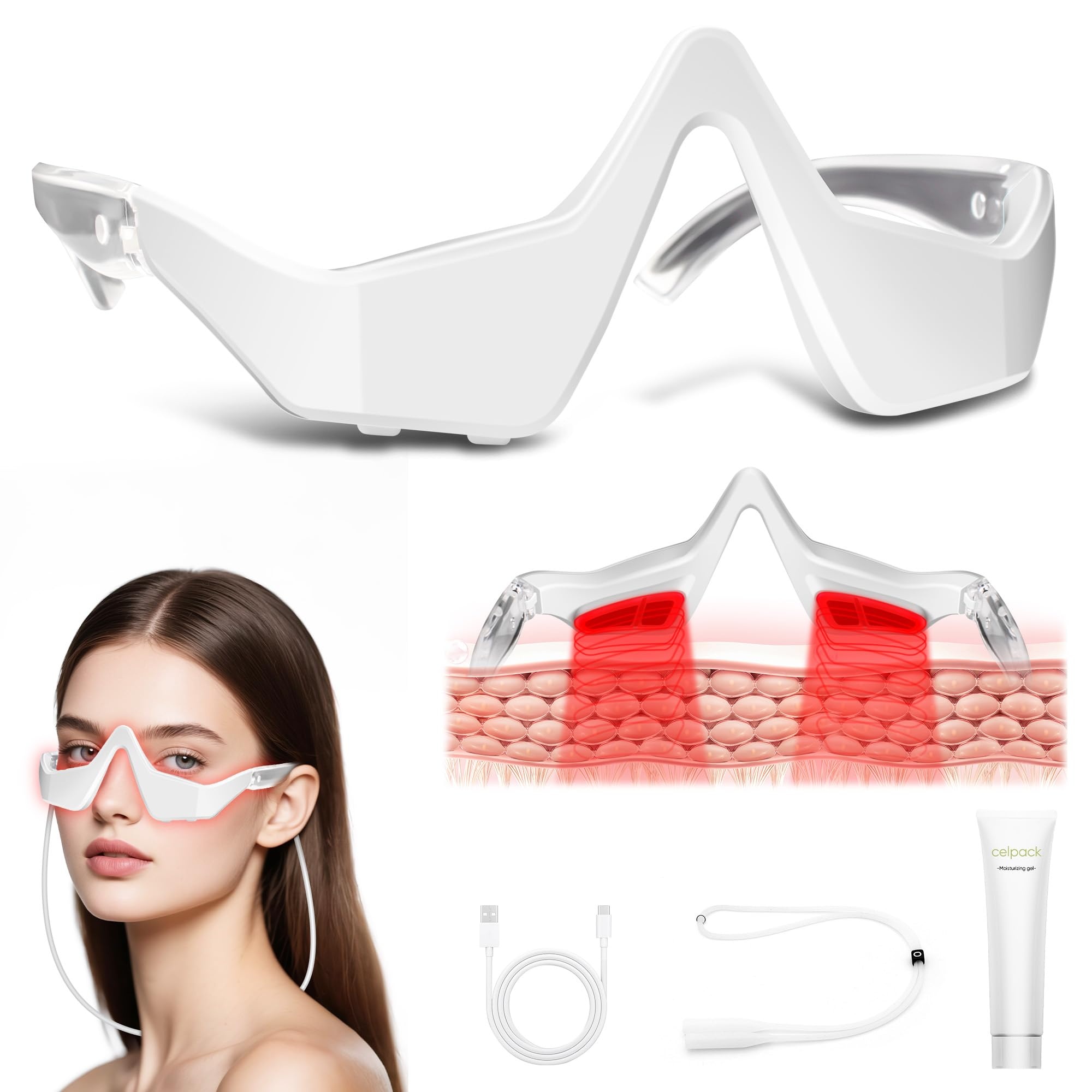 Óculos Massageadores de Olhos  - Light Therapy Glasses avaliação e preço